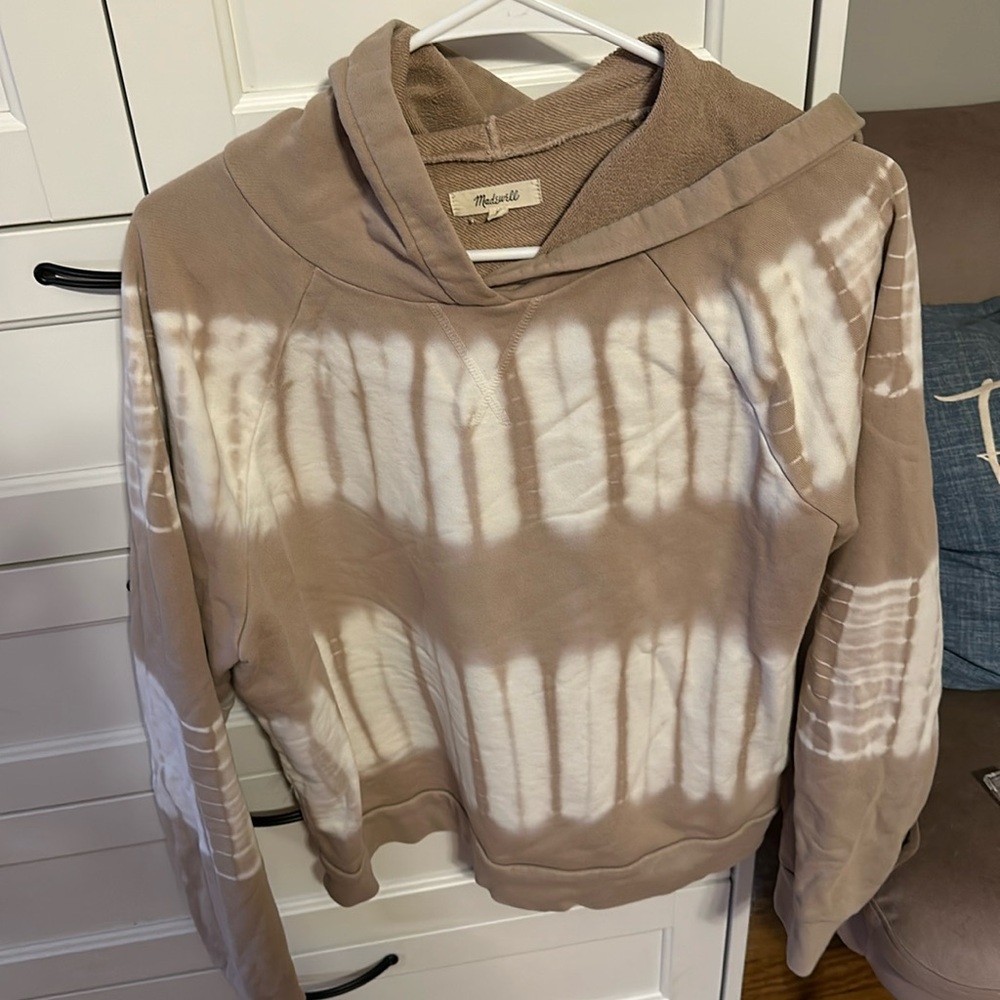 Madewell Neutral Tie Dye Hoodie